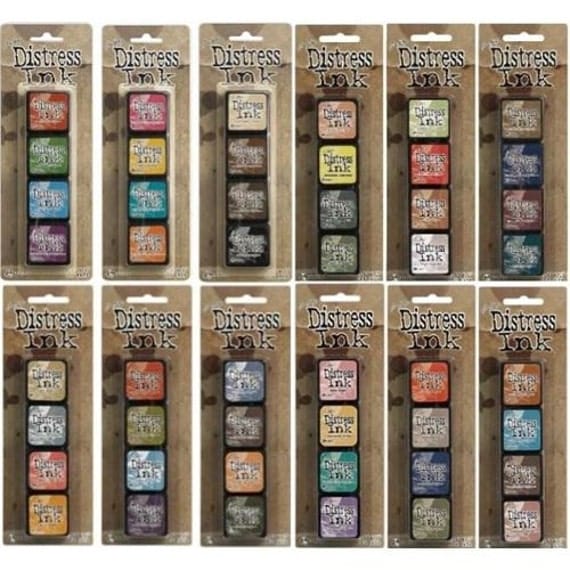 Tim Holtz Mini Distress Ink Kits Multiple Sets