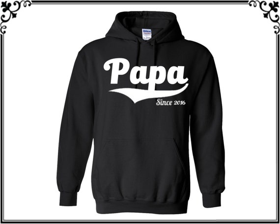 Papa Since Hoodie Hoodie Sweatshirt Tshirts Worlds Okayest Dad