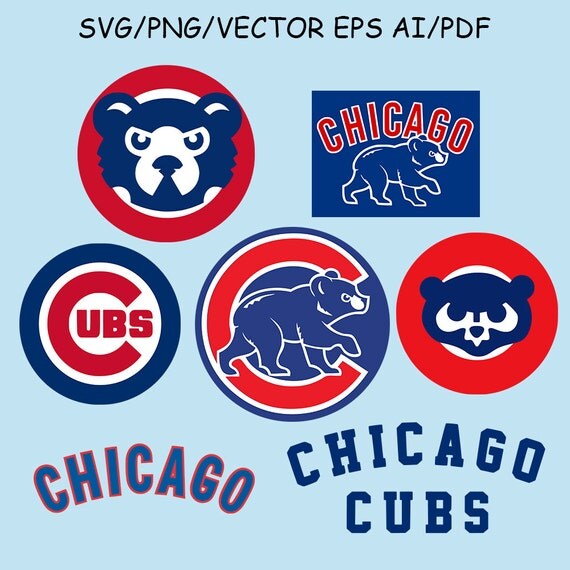 Chicago Cubs Logo SVG Chicago Cubs Clipart by SvgVectorClipartShop