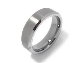 7.9" Black Tungsten Carbide Magnetic Cuff Bangle – Men's 12mm