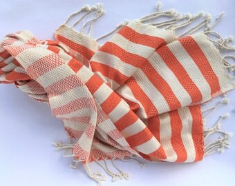 TURKISH TOWEL- Striped Pestemal, Peshtamal, Turkish Bath, Beach Towel, Yoga Towel, Baby Blanket, Sarong, Fouta …