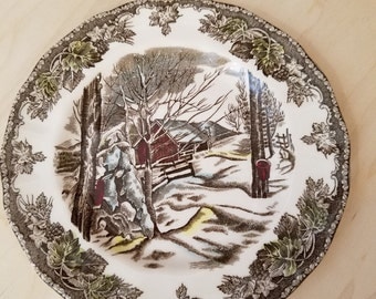 Johnson Bros The Friendly Village - Sugar Maples Set of 2 Bread and Butter Plates