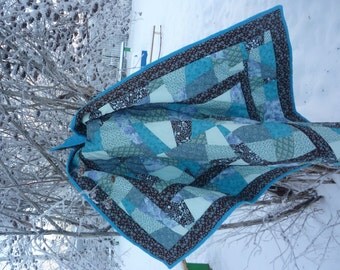 Baby quilt "It was in winter"