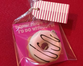 valentine donut plush