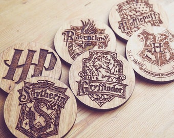 Harry Potter Wooden Coasters