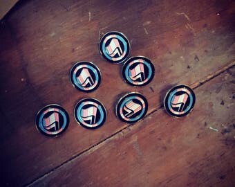 PREORDER - Trans Flag Anti-fascist Enamel Pin - PREORDER