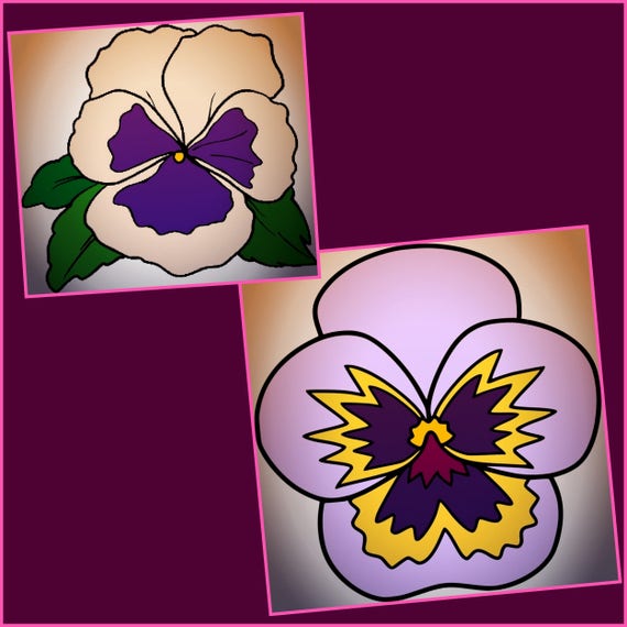 Download Spring Flowers Layered SVG - Pansy, Tulp, Daffodil SVG ...