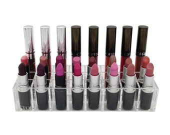 24 Lipstick Holder Acrylic Makeup Storage