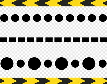 Dotted line SVG Clipart Cut Cuttable Cricut designs Silhouette pictures Dxf Pdf Png files
