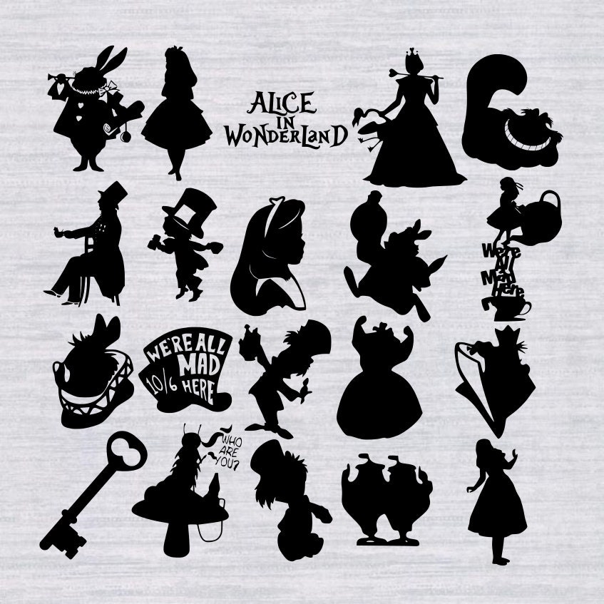 Download Alice in Wonderland SVG Cheshire cat svg Alice in Wonderland