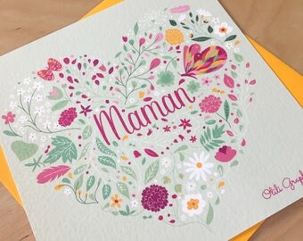 'MOM' mother's Day card
