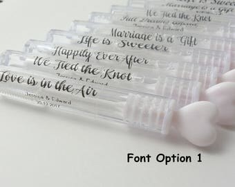 Wedding Bubble Tube Labels, Personalized Wedding Labels,Wedding Stickers Custom,Bubble Wand Label Clear, bubbles wedding label,bubble party