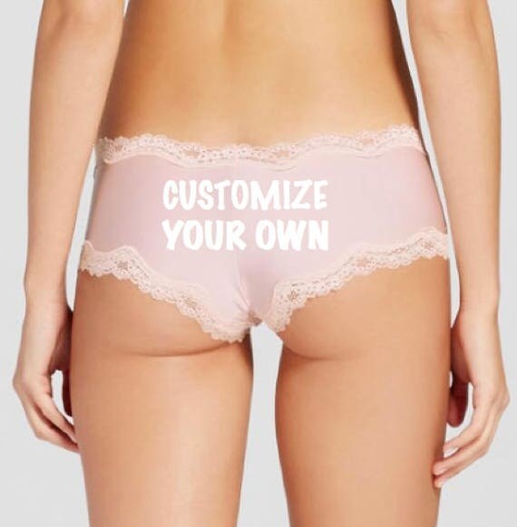 CUSTOMIZE these panties, Bride Gift, Military Wife, Bachelorette Gift Panties, Bridal Shower Gift, Wedding Panties, Personalized Panties