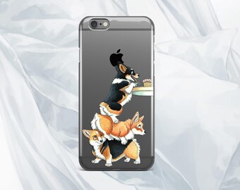 Corgi iPhone 7 Case puppy case iPhone 7 Plus case iPhone 6S Plus Case dog case iPhone 6 funny Samsung S8 Plus case Google Pixel XL case