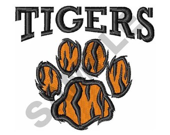 Tigers Paw - Machine Embroidery Design