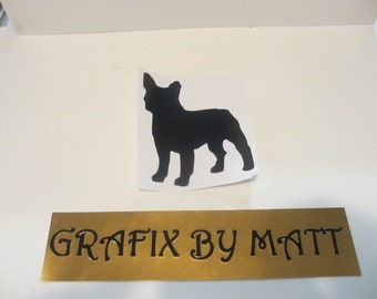 French Bulldog Decals ( Buy 1 Get 1 Free ! ) Hig Quality Laptop Cellphone auto window Vinyl Stickers