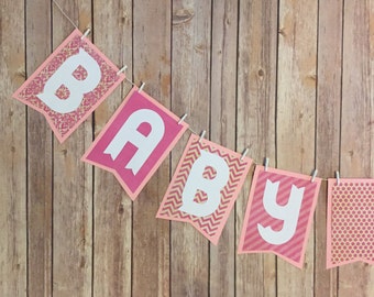 Items similar to It's a Girl Door Sign - Welcome Baby, Girl Baby Shower ...