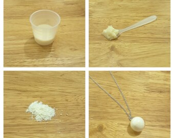 Breast Milk Preservation DIY Kit for Breastmilk Jewelry, Charm, Necklace, Ring. Breastfeeding Remembrance. DIY Breastmilk Jewelry Supplies