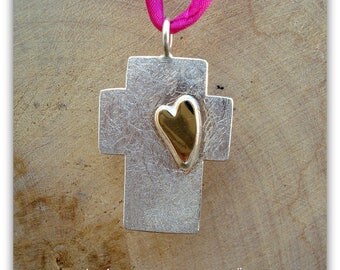 -Cross - pendant-sterling silver, handcrafted