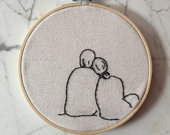Together Embroidery | Hoop Embroidery | Hoop Art