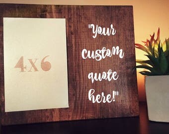 Customized Frame; Friend Gift; Personalized; Brithday; Hand Painted Wood Art; Friends; Sisters; Picture Frame; Wood Sign; 4x6; 5x7; Rustic