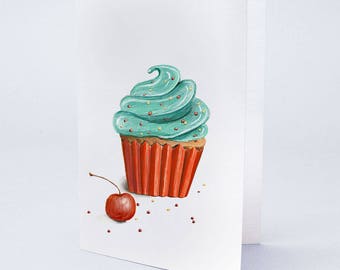 Sprinkled Cupcake by Truly Yours Greetings