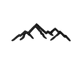 Mountains Machine Embroidery Design – Instant Download (PES, DST, and MORE)
