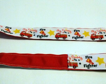 My Daddy Is A Firefighter Sippy Cup Strap - Sippy No Slippy