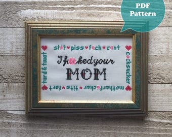 Family Reunion - EXPLICIT Blink 182 Inspired Subversive Cross Stitch Pattern