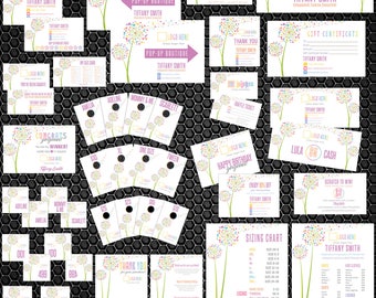 LLR Small Marketing Kit 10 Items, Fashion Business Bundle, Home Office Approved, Dandelion, Marketing Fashion Consultant Retailer 01