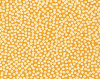 Spot On Mini Dot in Curry, Yellow Polka Dot fabric, Seuss fabric, Woodland Baby Blanket fabric, Nursery fabric, Choose your cut