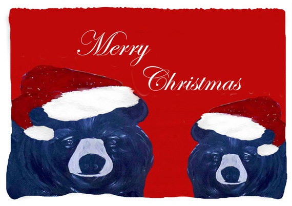 christmas black bear