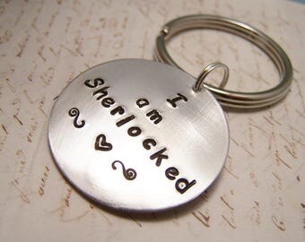 I Am Sherlocked Keychain. Sherlock Holmes