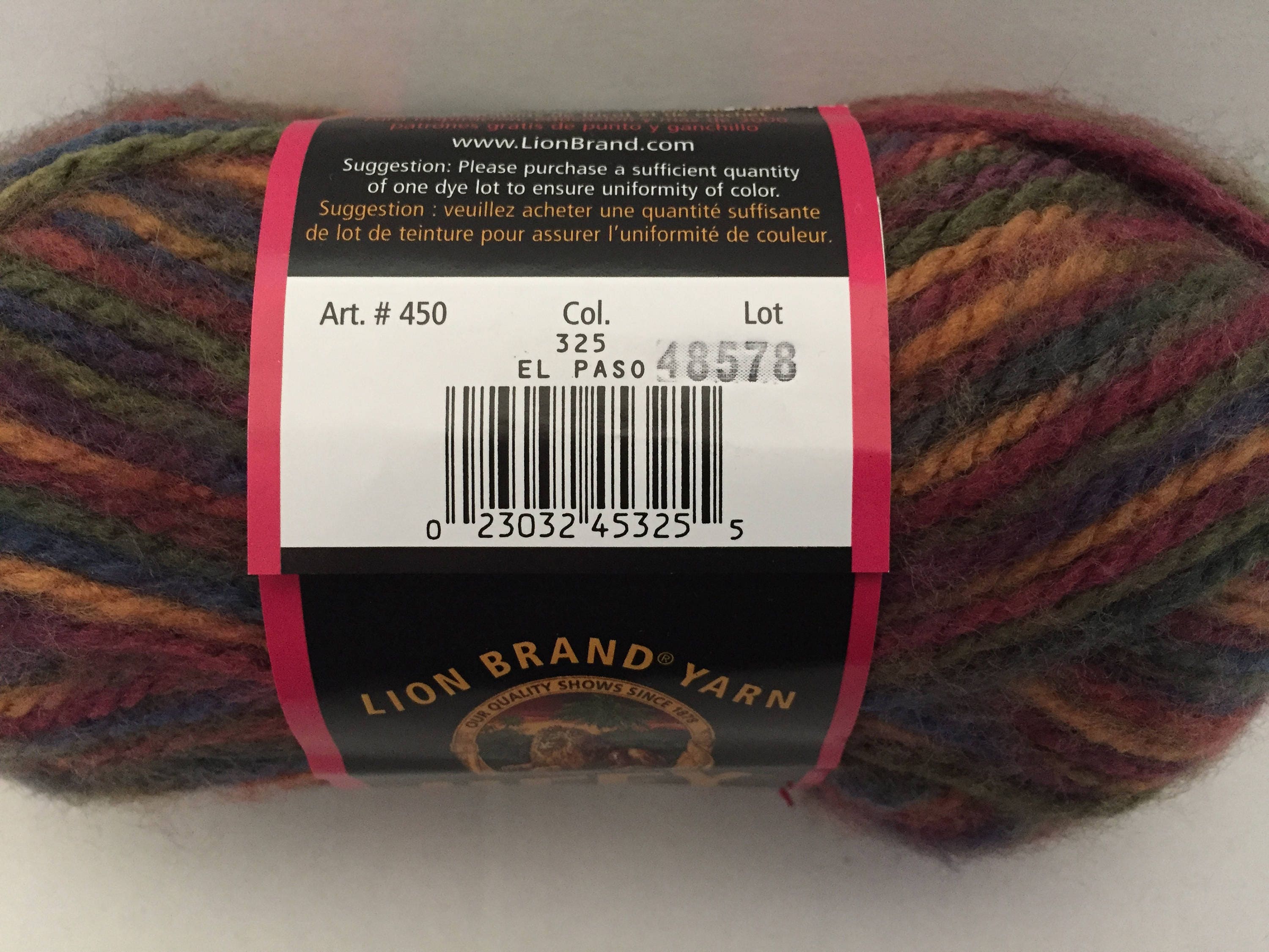 Lion Brand Jiffy Yarn - El Paso from NotWithoutAnnette on Etsy Studio