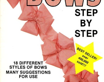 Bows Step by Step Handmade Learn How to Make Ribbon Bows Craft Pattern Leaflet PD-4012