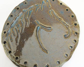 Horse Pottery Base for Basketry
