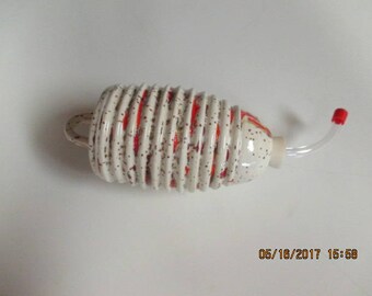Stoneware Hummingbird Feeder