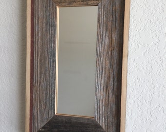 Reclaimed Weathered Wood Mirror