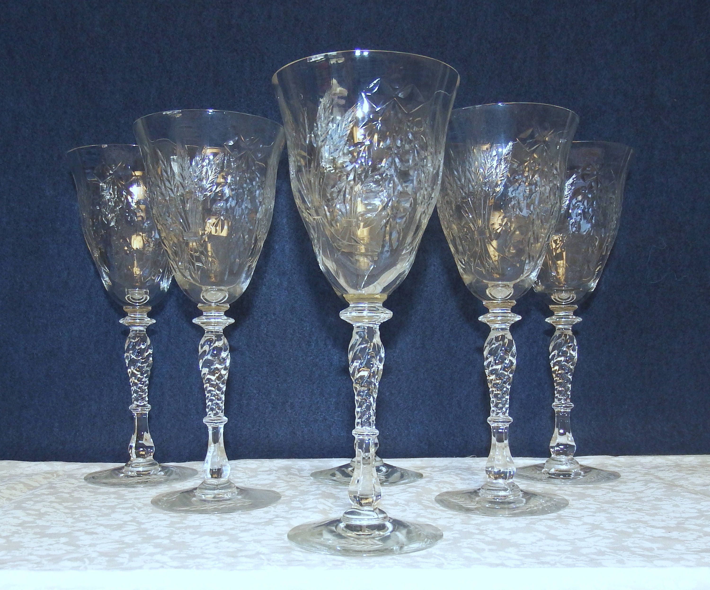 19201960 Vintage TiffinFranciscan Stemware