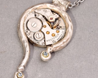 Steampunk Necklace Steampunk Pendant Steampunk Jewelry
