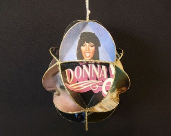 Donna Summer Album Cover Ornament Made Of Record Jackets