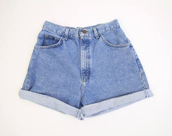 VINTAGE Lee Denim Shorts 1990s Jean Shorts