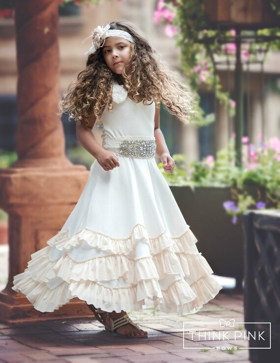 Beach Flower Girl Dresses