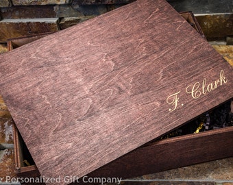 Custom Wooden Groomsmen Box, Groomsmen Box, Large Keepsake Box, Groomsmen Gift Box, Cigar Box, Husband Gift Box, Handmade Wedding Box