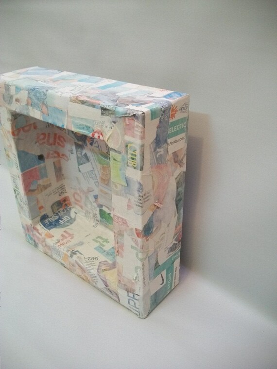 paper mache collage on canvas paper mache collage on canvas