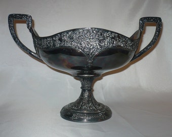 Silver trophy bowl | Etsy