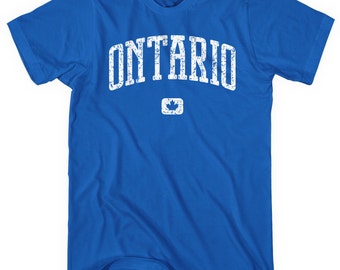 Ontario Canada T-shirt - Men and Unisex - XS S M L XL 2x 3x 4x - Gift, Toronto Shirt, Hamilton Shirt, Ottawa Shirt, Windsor, Kitchener, ON