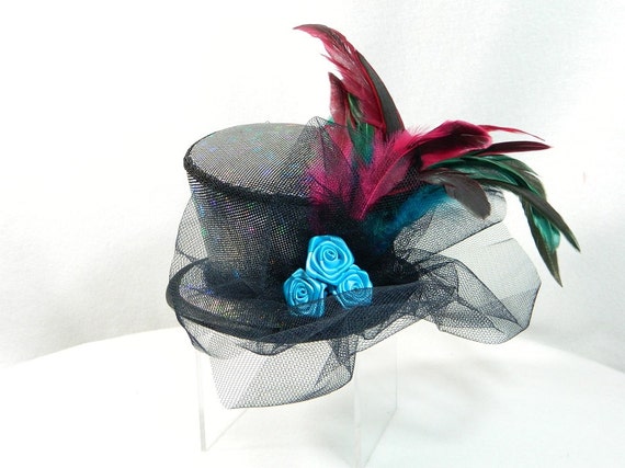 Mini Tophat silver rainbow party hat cocktail derby church bridal wedding hat bridesmaid hat Cappelli Bibi Voilette Chapeau Flapper Ladies by Nashimiron steampunk buy now online Mini Tophat silver rainbow party hat cocktail derby church bridal wedding hat bridesmaid hat Cappelli Bibi Voilette Chapeau Flapper Ladies by Nashimiron steampunk buy now online