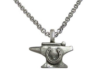 Anvil Blacksmith Pendant Necklace
