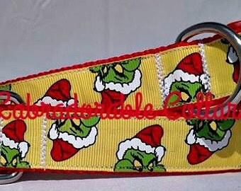 Christmas Dog Collar Christmas Grinch dog collar
